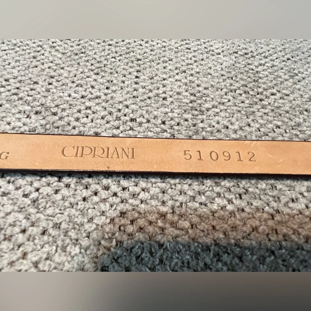 Vintage Cipriani Leather Belt M‎